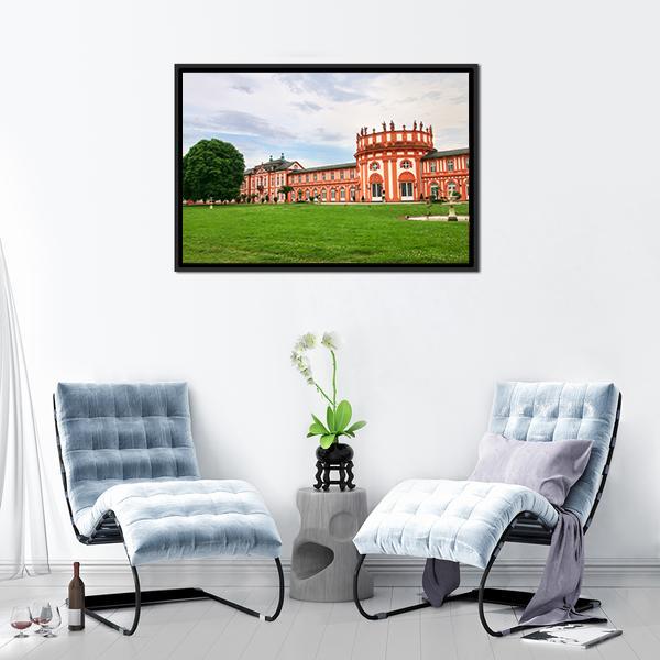 Biebrich Palace Germany Panoramic Canvas Wall Art-1 Piece-36" x 12"-Tiaracle