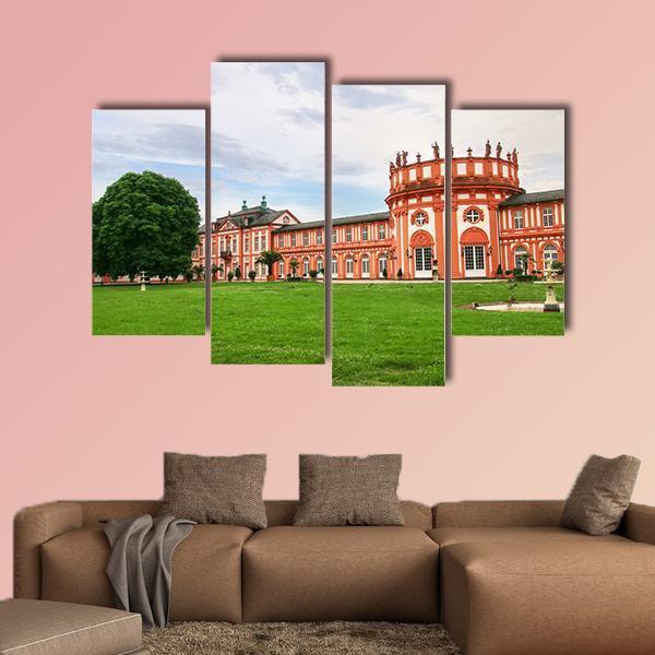 Biebrich Palace Germany Canvas Wall Art-4 Pop-Gallery Wrap-50" x 32"-Tiaracle