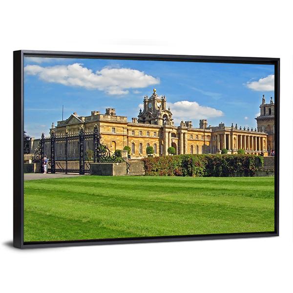 Blenheim Palace England Panoramic Canvas Wall Art-1 Piece-36" x 12"-Tiaracle