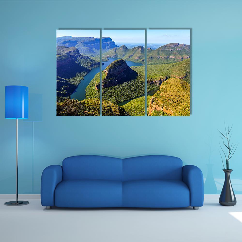 Blyde River Canyon Canvas Wall Art-3 Horizontal-Gallery Wrap-37" x 24"-Tiaracle