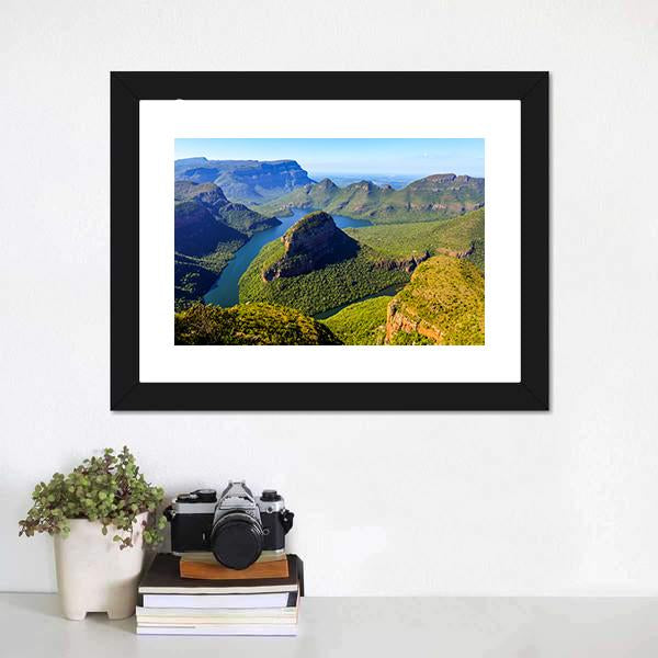 Blyde River Canyon Canvas Wall Art-1 Piece-Framed Print-20" x 16"-Tiaracle