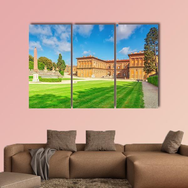 Boboli Gardens In Florence Canvas Wall Art-3 Horizontal-Gallery Wrap-37" x 24"-Tiaracle