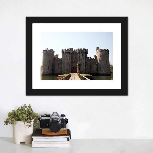 Bodiam Castle & Robertsbridge Canvas Wall Art-1 Piece-Framed Print-20" x 16"-Tiaracle