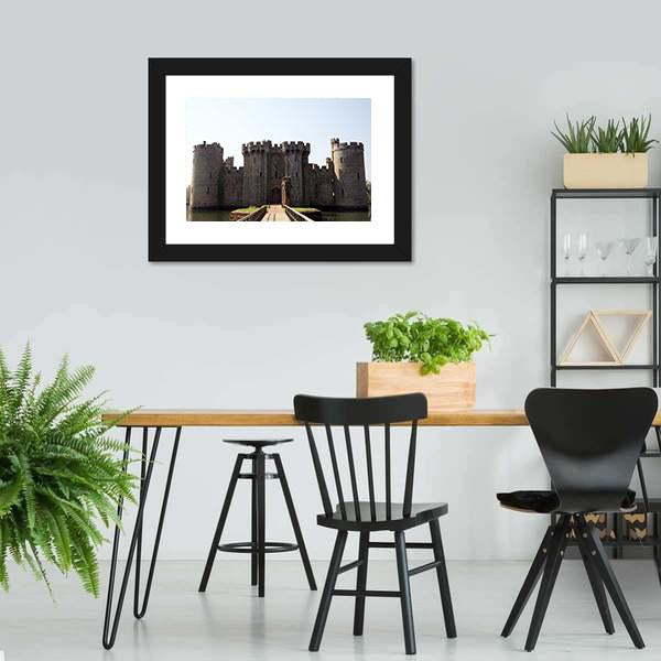 Bodiam Castle & Robertsbridge Canvas Wall Art-5 Horizontal-Gallery Wrap-22" x 12"-Tiaracle