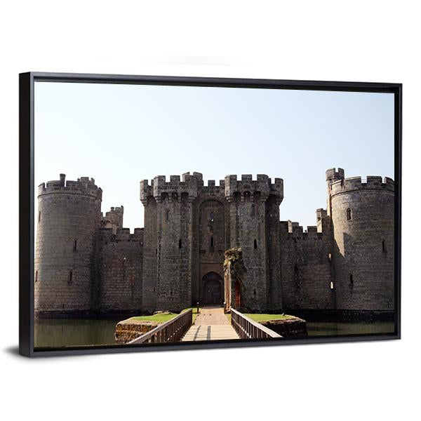 Bodiam Castle & Robertsbridge Canvas Wall Art-5 Horizontal-Gallery Wrap-22" x 12"-Tiaracle