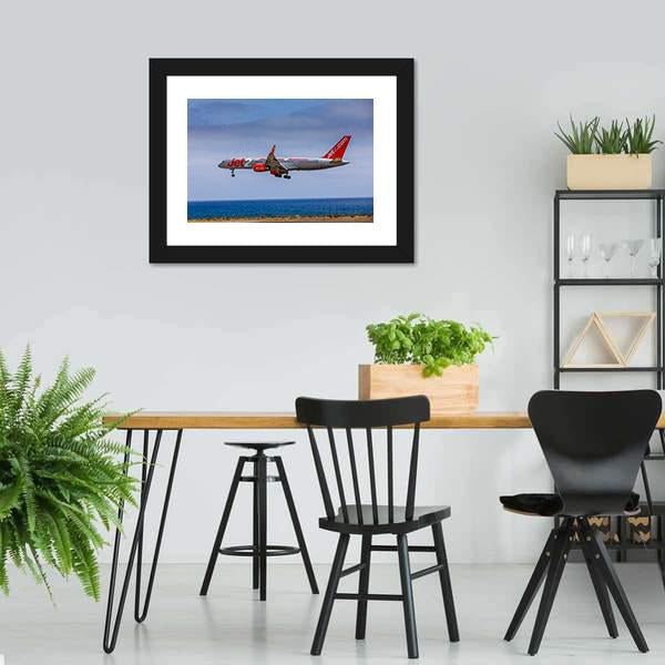Boeing 757 Panoramic Canvas Wall Art-1 Piece-36" x 12"-Tiaracle