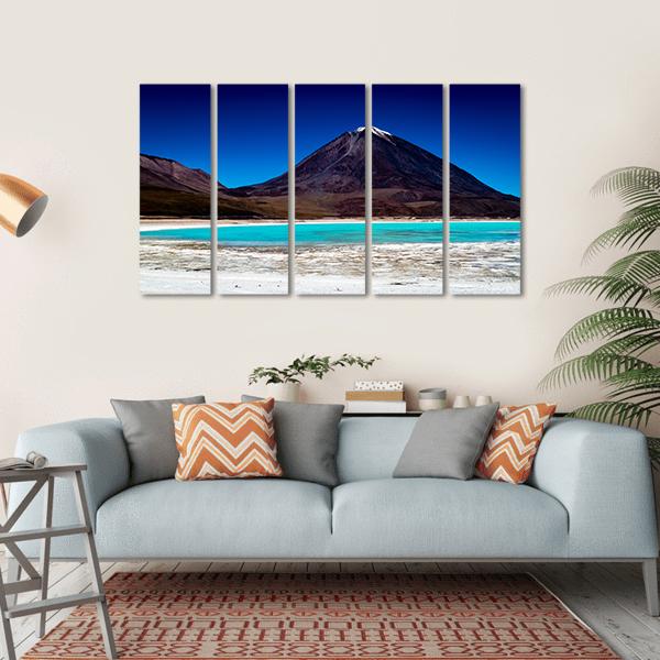 Bolivia Lagoon Canvas Wall Art-5 Horizontal-Gallery Wrap-22" x 12"-Tiaracle