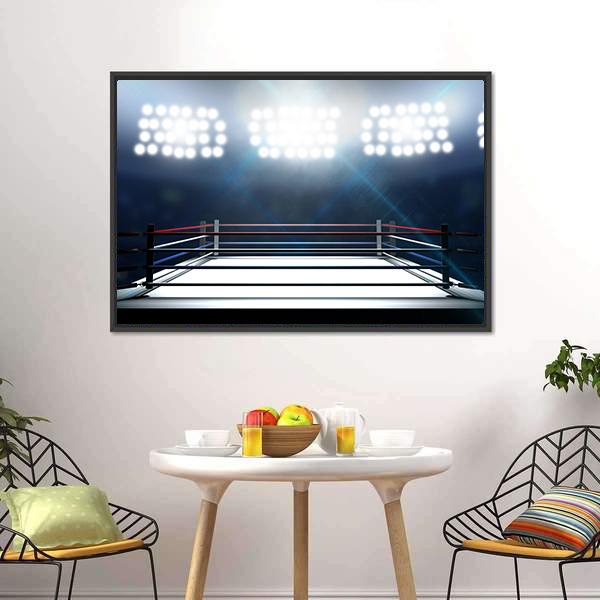 Boxing Ring Canvas Wall Art-5 Horizontal-Gallery Wrap-22" x 12"-Tiaracle