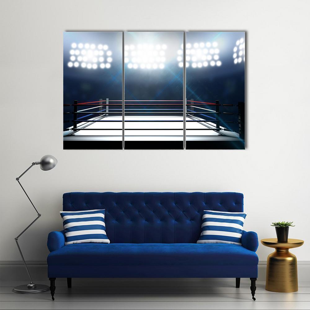Boxing Ring Canvas Wall Art-3 Horizontal-Gallery Wrap-37" x 24"-Tiaracle