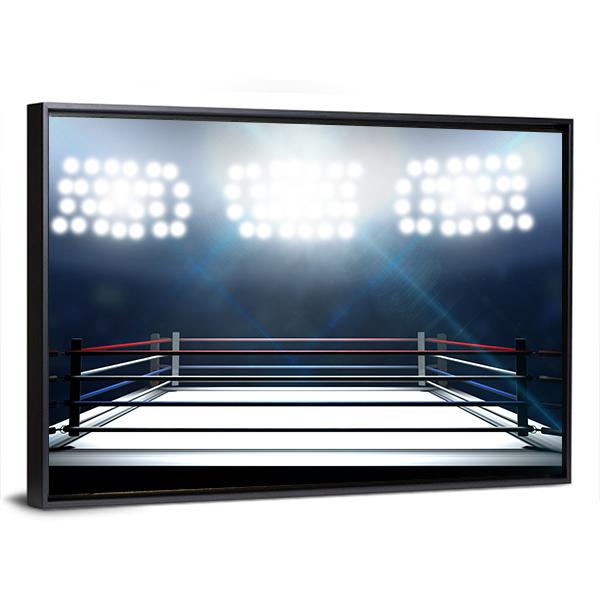 Boxing Ring Canvas Wall Art-3 Horizontal-Gallery Wrap-25" x 16"-Tiaracle