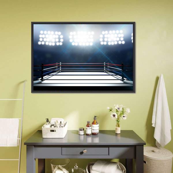 Boxing Ring Canvas Wall Art-3 Horizontal-Gallery Wrap-25" x 16"-Tiaracle