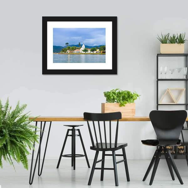 Brazilian Imperial Town Panoramic Canvas Wall Art-1 Piece-36" x 12"-Tiaracle