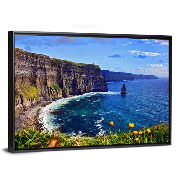 Breathtaking Sea Panoramic Canvas Wall Art-1 Piece-36" x 12"-Tiaracle