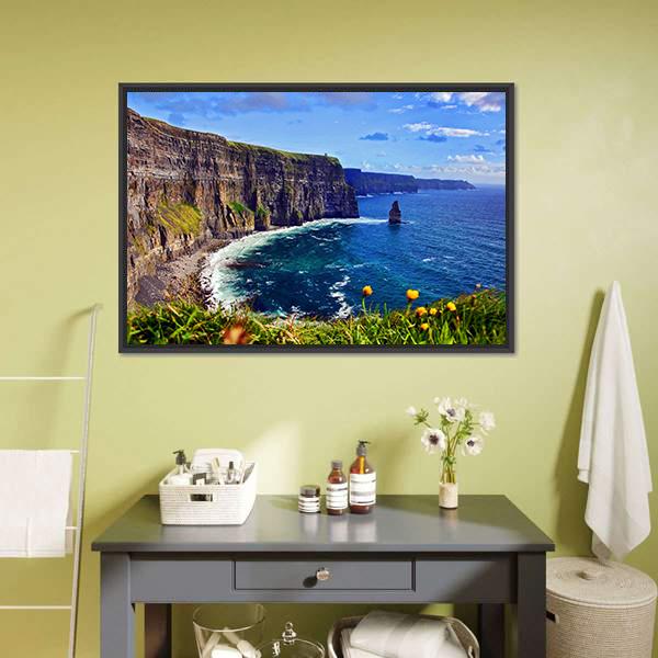 Breathtaking Sea Panoramic Canvas Wall Art-1 Piece-36" x 12"-Tiaracle