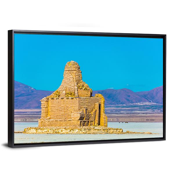 Brick Building Dakar Memorial Canvas Wall Art-5 Horizontal-Gallery Wrap-22" x 12"-Tiaracle