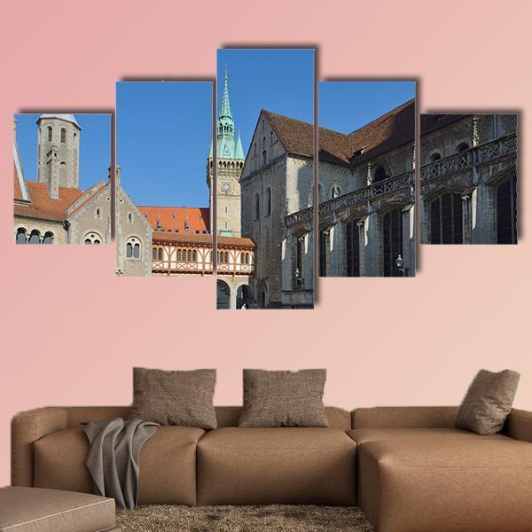 Brunswick Cathedral Canvas Wall Art-5 Star-Gallery Wrap-62" x 32"-Tiaracle