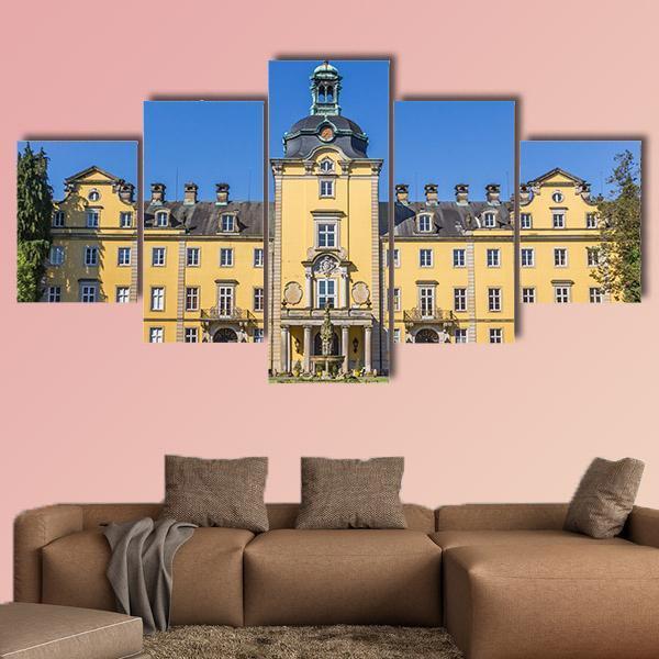 Buckeburg Palace Canvas Wall Art-5 Star-Gallery Wrap-62" x 32"-Tiaracle