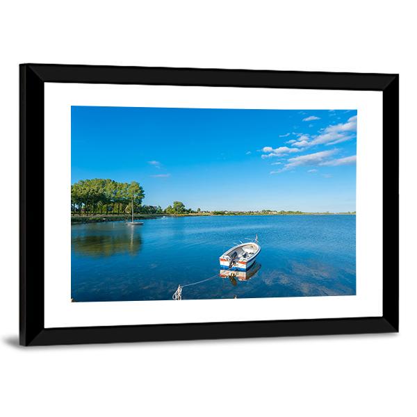 Burger Inland Lake Canvas Wall Art-3 Horizontal-Gallery Wrap-25" x 16"-Tiaracle