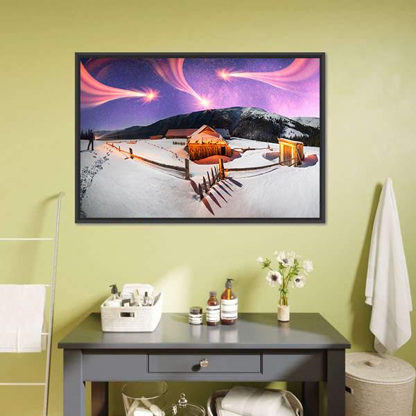 Carpathian Unique Hrebet Panoramic Canvas Wall Art-1 Piece-36" x 12"-Tiaracle