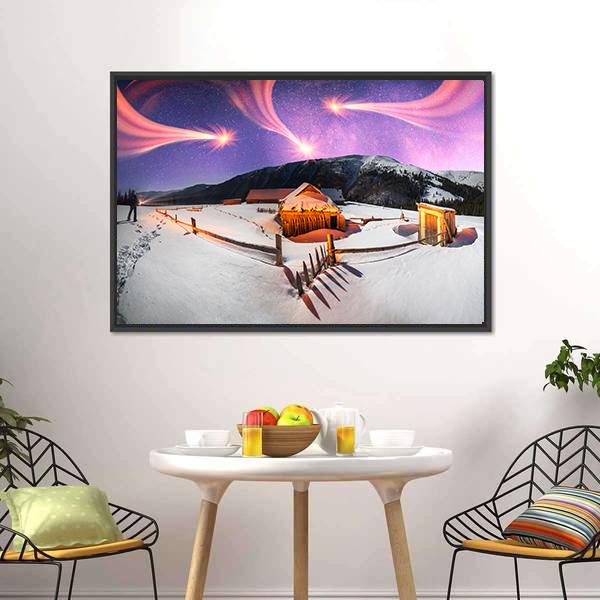 Carpathian Unique Hrebet Panoramic Canvas Wall Art-1 Piece-36" x 12"-Tiaracle