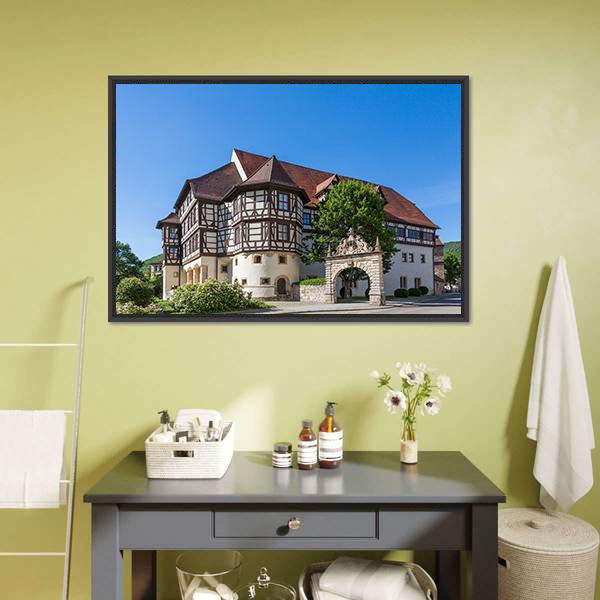 Castle In Bad Urach Canvas Wall Art-3 Horizontal-Gallery Wrap-25" x 16"-Tiaracle