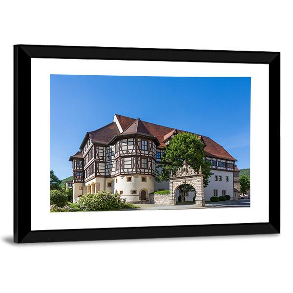 Castle In Bad Urach Canvas Wall Art-3 Horizontal-Gallery Wrap-25" x 16"-Tiaracle