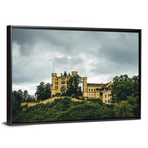 Castle In Bavaria Panoramic Canvas Wall Art-1 Piece-36" x 12"-Tiaracle