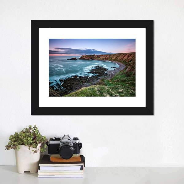 Castle Point In England Canvas Wall Art-1 Piece-Framed Print-20" x 16"-Tiaracle