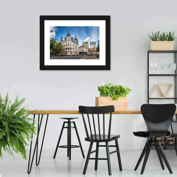Cathedral Near Plaza De Mayo Canvas Wall Art-3 Horizontal-Gallery Wrap-25" x 16"-Tiaracle