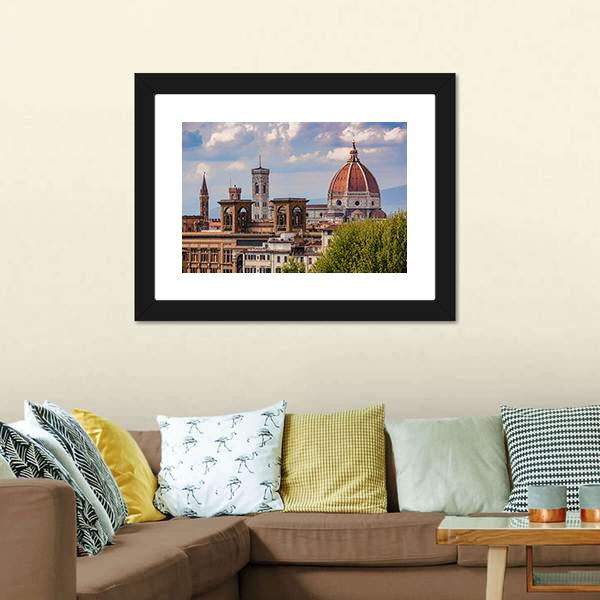 Cathedral Of St Maria Canvas Wall Art-5 Horizontal-Gallery Wrap-22" x 12"-Tiaracle