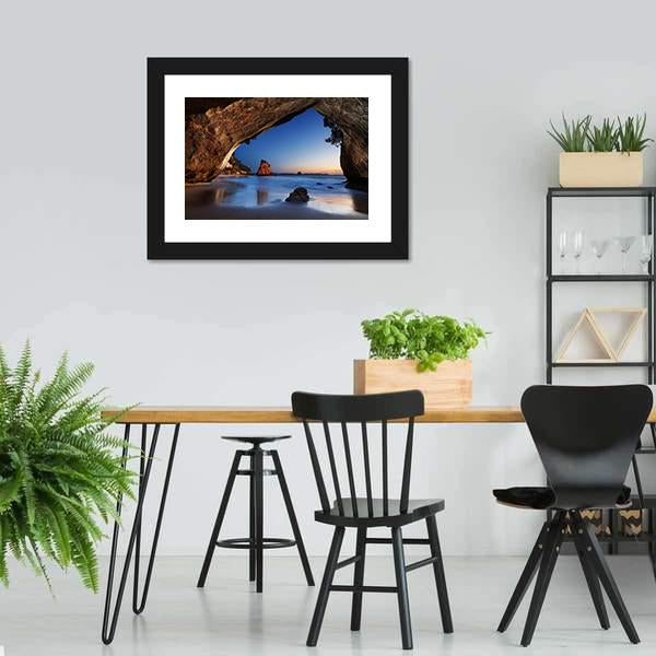 Cave In New Zealand Canvas Wall Art-3 Horizontal-Gallery Wrap-25" x 16"-Tiaracle