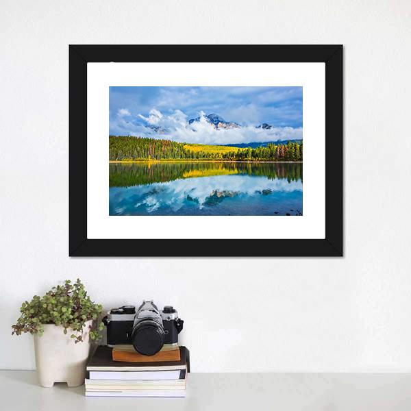 Charming Patricia Lake Canvas Wall Art-3 Horizontal-Gallery Wrap-25" x 16"-Tiaracle
