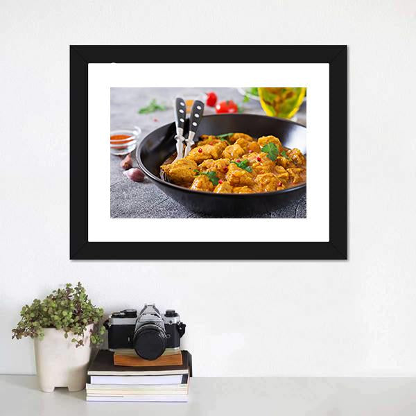 Chicken Curry Canvas Wall Art-3 Horizontal-Gallery Wrap-25" x 16"-Tiaracle