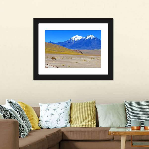 Chilean Landscape Canvas Wall Art-1 Piece-Framed Print-20" x 16"-Tiaracle