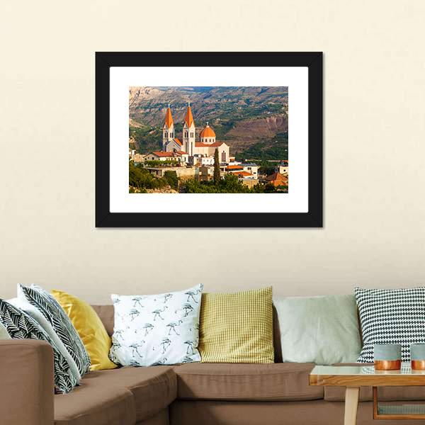 Church in Bsharri Canvas Wall Art