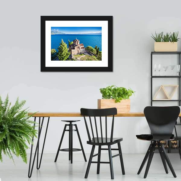 Church Of St John Kaneo Canvas Wall Art-5 Horizontal-Gallery Wrap-22" x 12"-Tiaracle