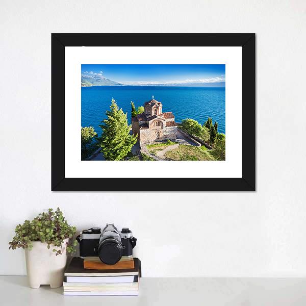 Church Of St John Kaneo Canvas Wall Art-3 Horizontal-Gallery Wrap-25" x 16"-Tiaracle