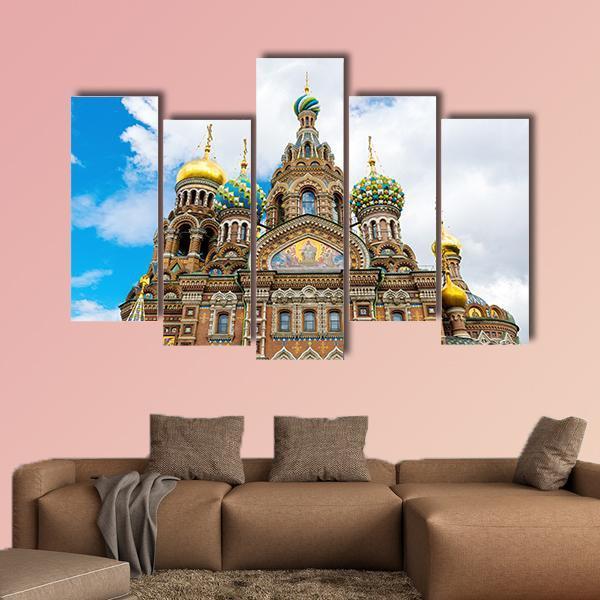 Savior On Spilled Blood Canvas Wall Art-5 Pop-Gallery Wrap-47" x 32"-Tiaracle
