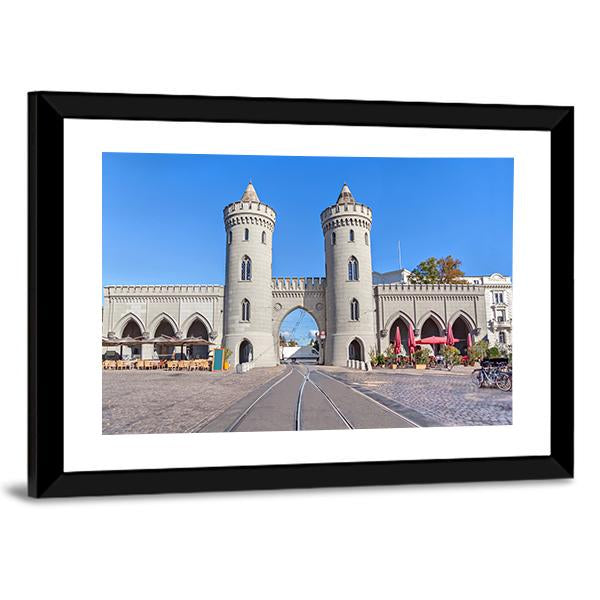 City Gate In Potsdam Canvas Wall Art-3 Horizontal-Gallery Wrap-25" x 16"-Tiaracle