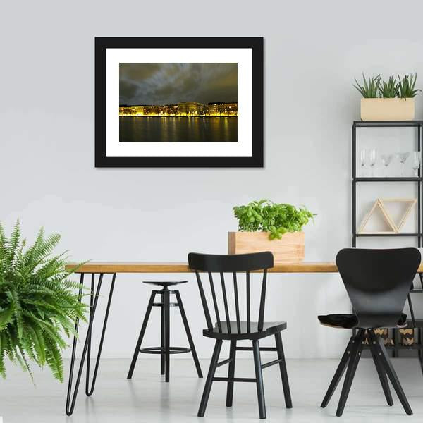 City Of Copenhagen Canvas Wall Art-3 Horizontal-Gallery Wrap-25" x 16"-Tiaracle