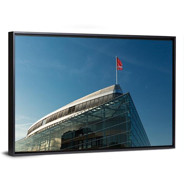 City View In Berlin Canvas Wall Art-3 Horizontal-Gallery Wrap-25" x 16"-Tiaracle