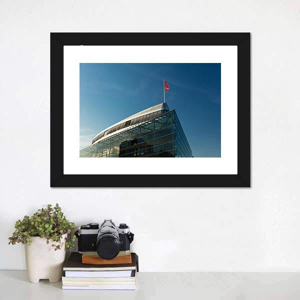 City View In Berlin Canvas Wall Art-3 Horizontal-Gallery Wrap-25" x 16"-Tiaracle