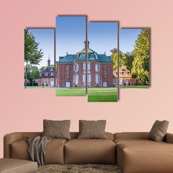 Clemenswerth Palace Sogel Canvas Wall Art-4 Pop-Gallery Wrap-50" x 32"-Tiaracle