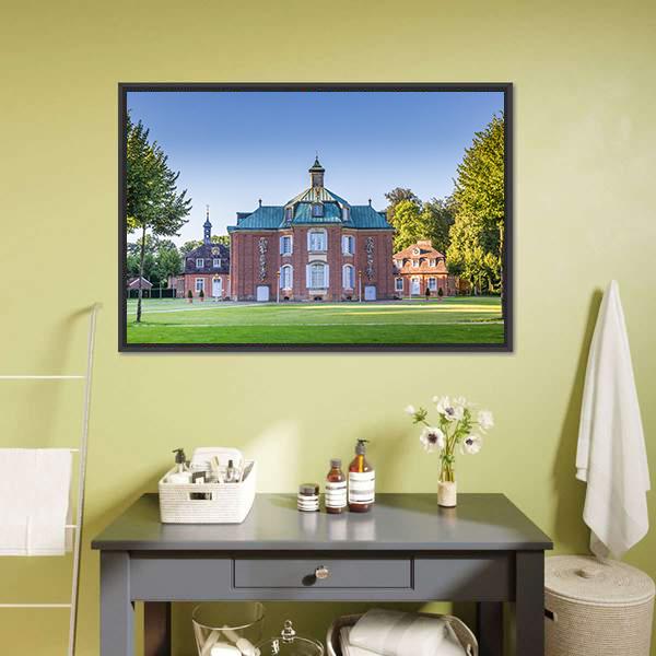 Clemenswerth Palace Sogel Canvas Wall Art-5 Horizontal-Gallery Wrap-22" x 12"-Tiaracle