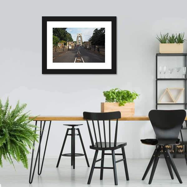 Clifton Suspension Bridge Canvas Wall Art-5 Horizontal-Gallery Wrap-22" x 12"-Tiaracle
