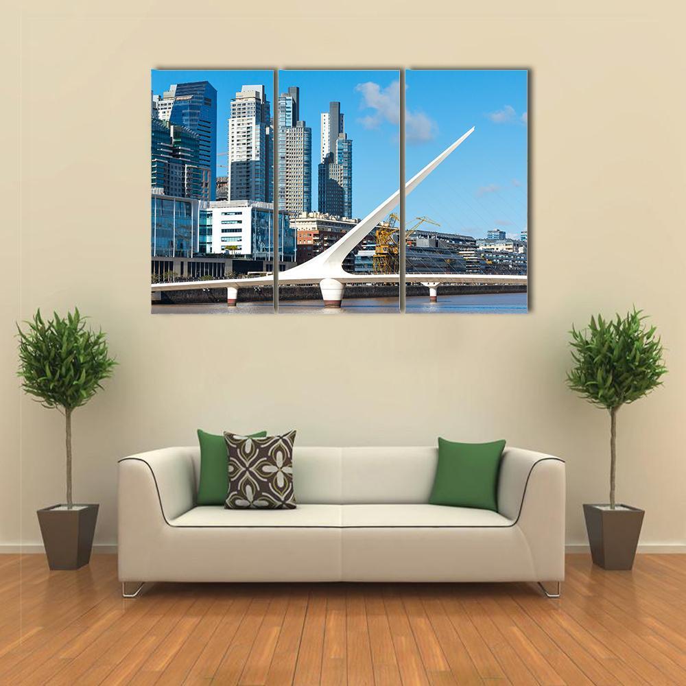 Close Up Of Puerto Madero Canvas Wall Art-3 Horizontal-Gallery Wrap-37" x 24"-Tiaracle