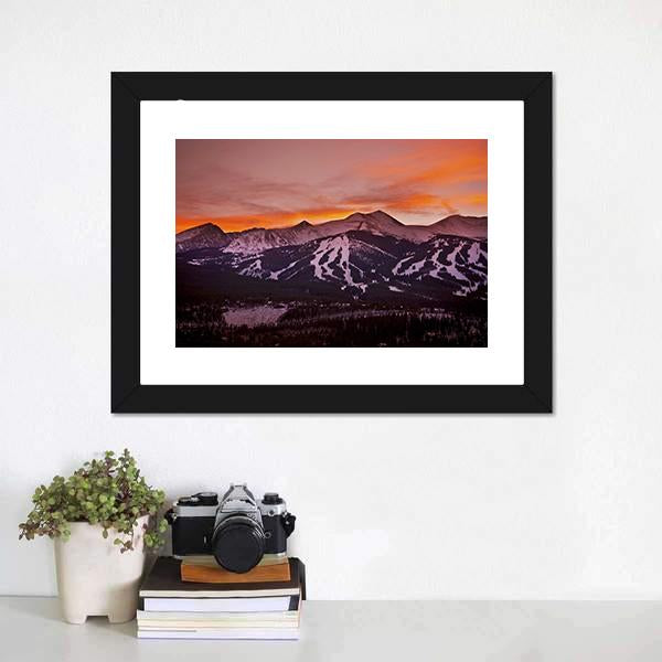 Colorado Mountains Landscape Canvas Wall Art-3 Horizontal-Gallery Wrap-25" x 16"-Tiaracle