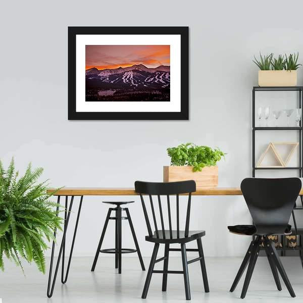 Colorado Mountains Landscape Canvas Wall Art-3 Horizontal-Gallery Wrap-25" x 16"-Tiaracle