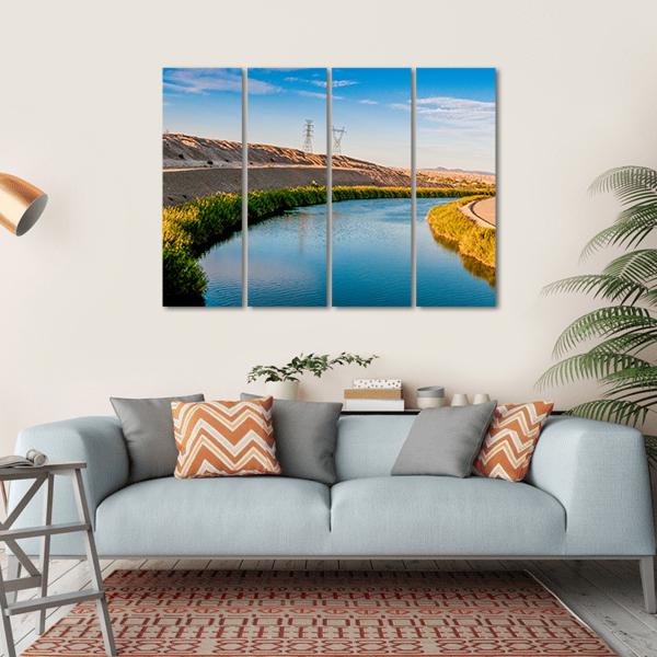 Colorado River Canvas Wall Art-4 Horizontal-Gallery Wrap-34" x 24"-Tiaracle
