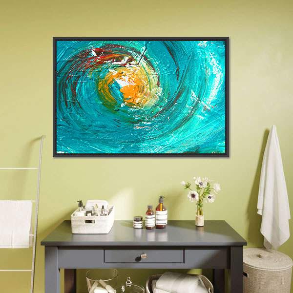 Colorful Artwork Canvas Wall Art-3 Horizontal-Gallery Wrap-25" x 16"-Tiaracle